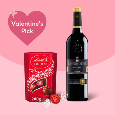 Lindt Lindor Truffles and Rioja Reserva