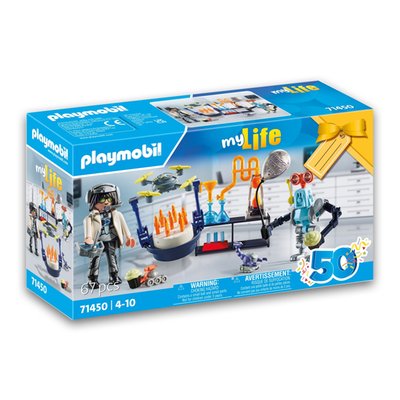 Playmobil Researchers with Robots (71450)