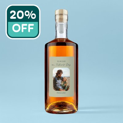 Personalised To My Dad On Father's Day Rum 70cl