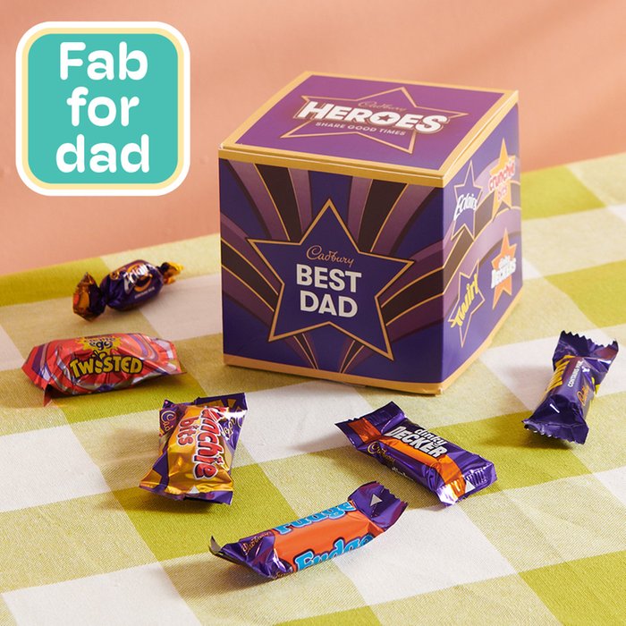 Cadbury Heroes Best Dad Gift Box 200g