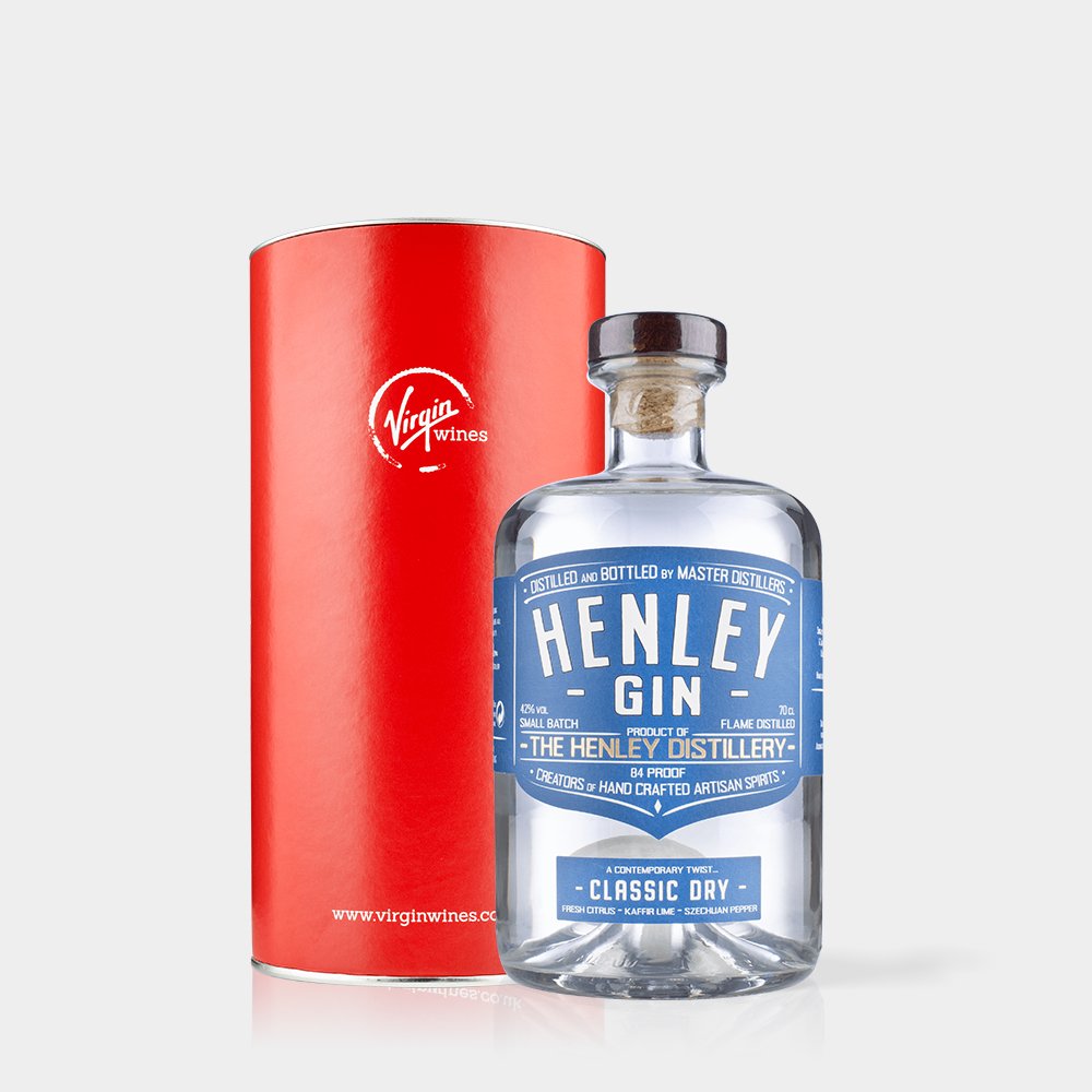 Virgin Wines Henley Dry Gin In Tube 70Cl