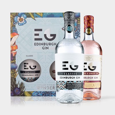 Virgin Wines Edinburgh Gin 20cl Double Gift Pack