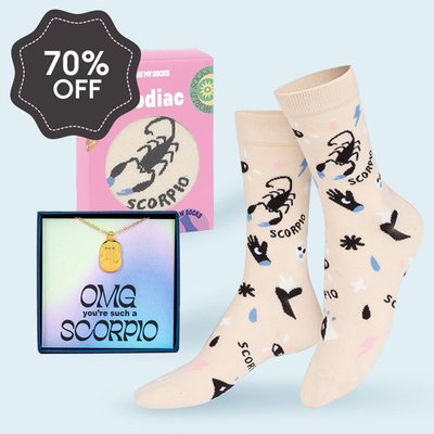 Scorpio Necklace & Socks