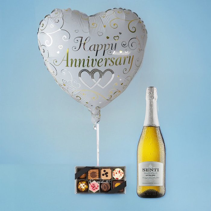 Happy Anniversary Balloon Gift Set 