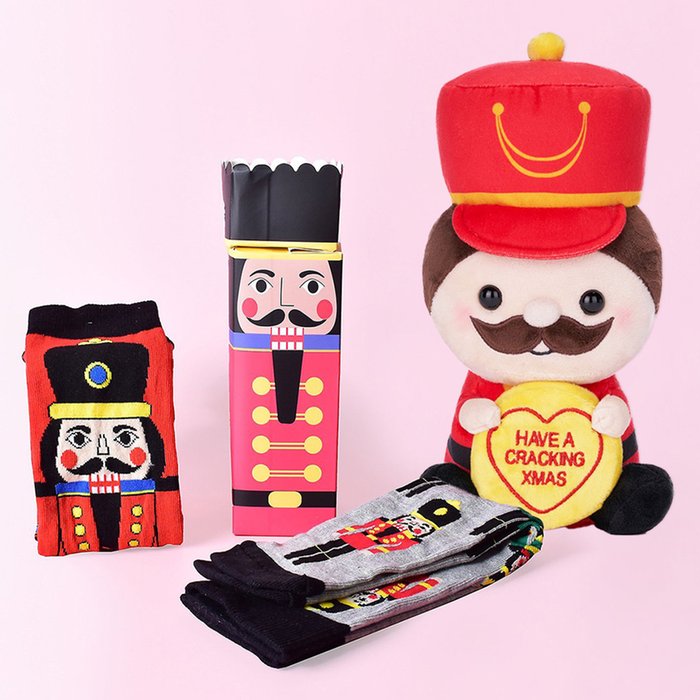 Nutcracker Socks & Swizzels 23cm Plush Gift Set