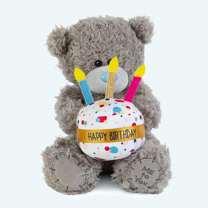 Tatty Teddy 18cm Birthday Cake Bear