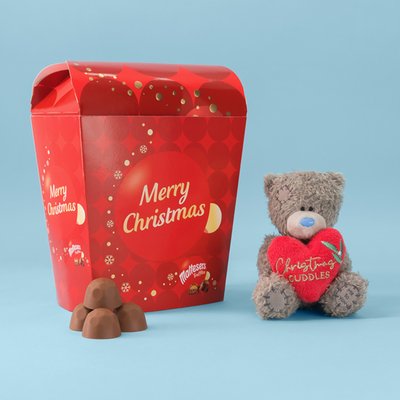 Tatty Teddy Christmas Cuddles Bear & Malteasers Merry Christmas 336g Truffles