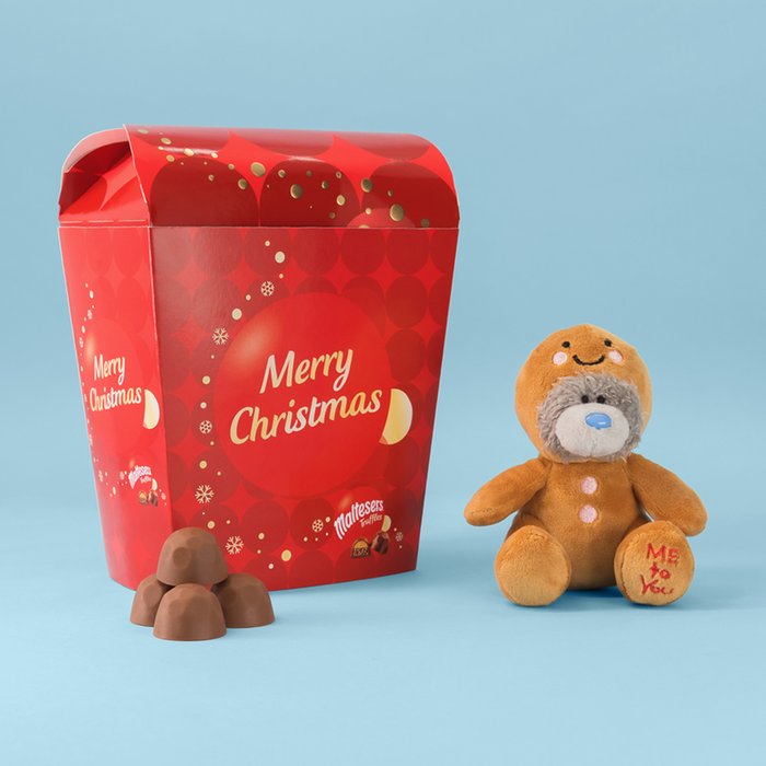 Tatty Teddy Gingerbread Man & Malteasers Merry Christmas 336g Truffles