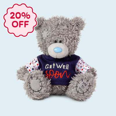 Tatty Teddy 10cm Get Well Soon Bear