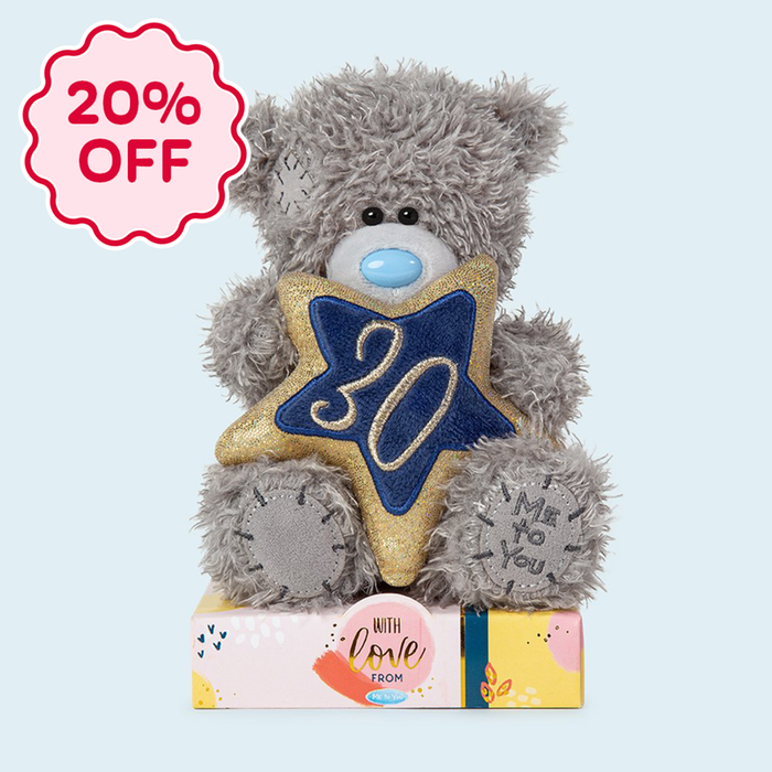Tatty Teddy 15cm 30th Birthday Bear