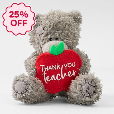 Tatty Teddy 10cm Thank You Teacher Bear