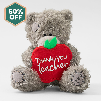 Tatty Teddy 10cm Thank You Teacher Bear