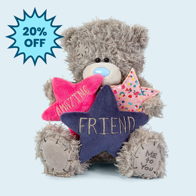 Tatty Teddy 18cm Amazing Friend Stars Bear
