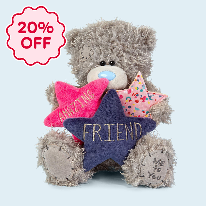 Tatty Teddy 18cm Amazing Friend Stars Bear