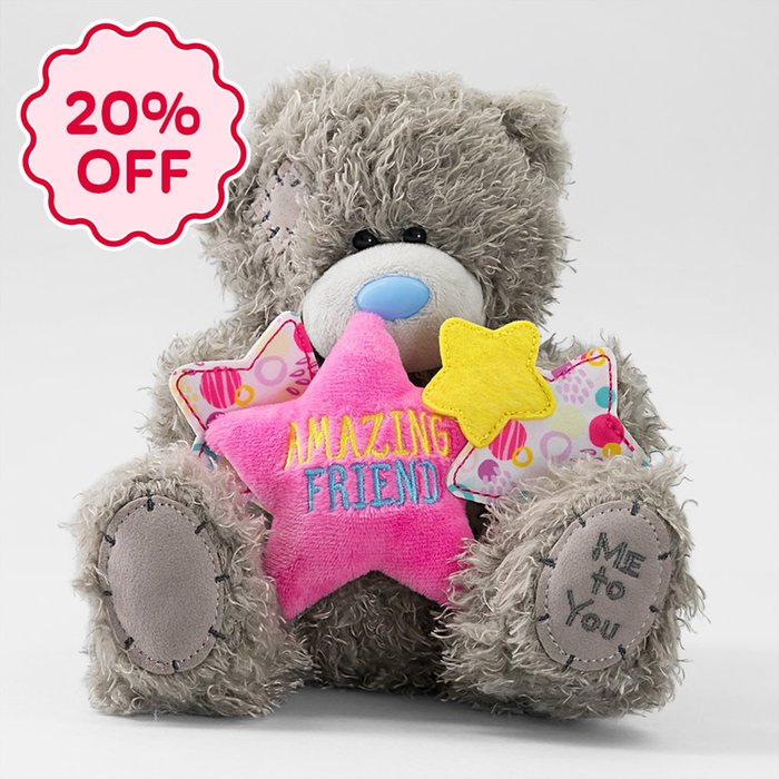 Tatty Teddy 18cm Amazing Friend Stars Bear
