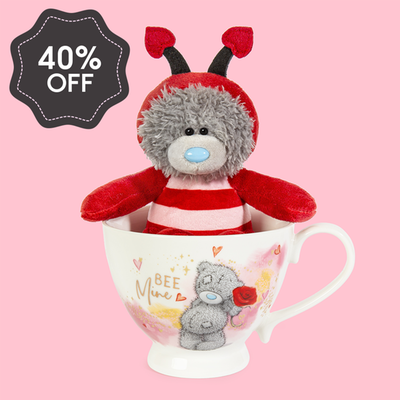 Tatty Teddy Be Mine Mug and Plush Gift Set