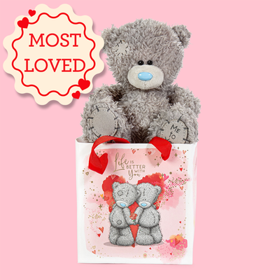 Tatty Teddy 17cm Better With You Plush & Gift Bag