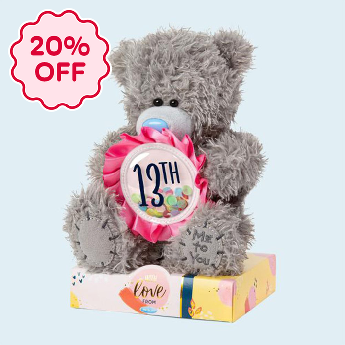 Tatty Teddy 15cm 13th Birthday Bear