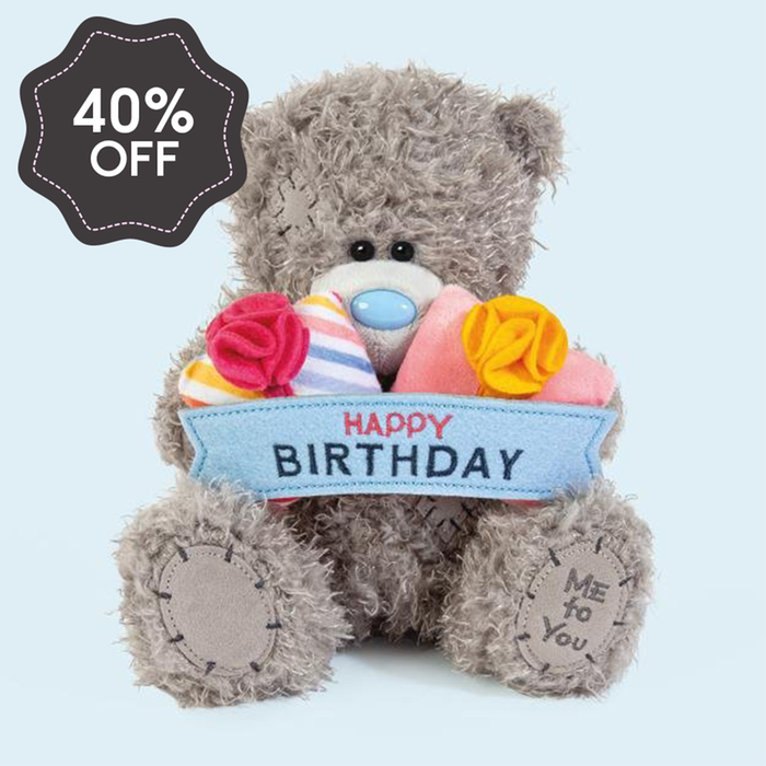 Tatty Teddy 18cm Happy Birthday Bear