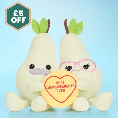 Swizzels Love Hearts 17cm Best Grandparents Ever Plush
