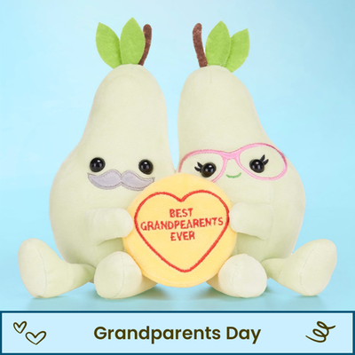 Swizzels Love Hearts 17cm Best Grandparents Ever Plush