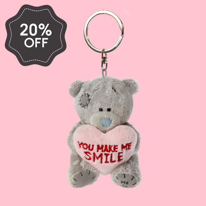 Tatty Teddy Keyring You Make My Heart Smile