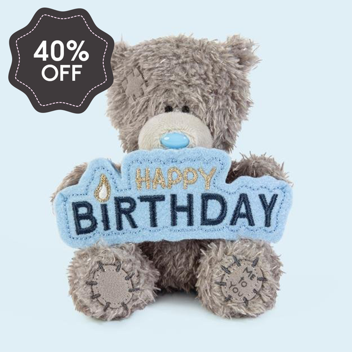 Tatty Teddy 11.5cm Happy Birthday Banner