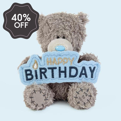 Tatty Teddy 11.5cm Happy Birthday Banner