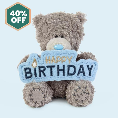 Tatty Teddy 11.5cm Happy Birthday Banner