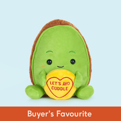 Swizzels Love Hearts 18cm Let's Avo Cuddle Avocado