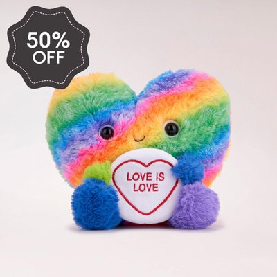 Swizzels Love Hearts 18cm Rainbow Love is Love