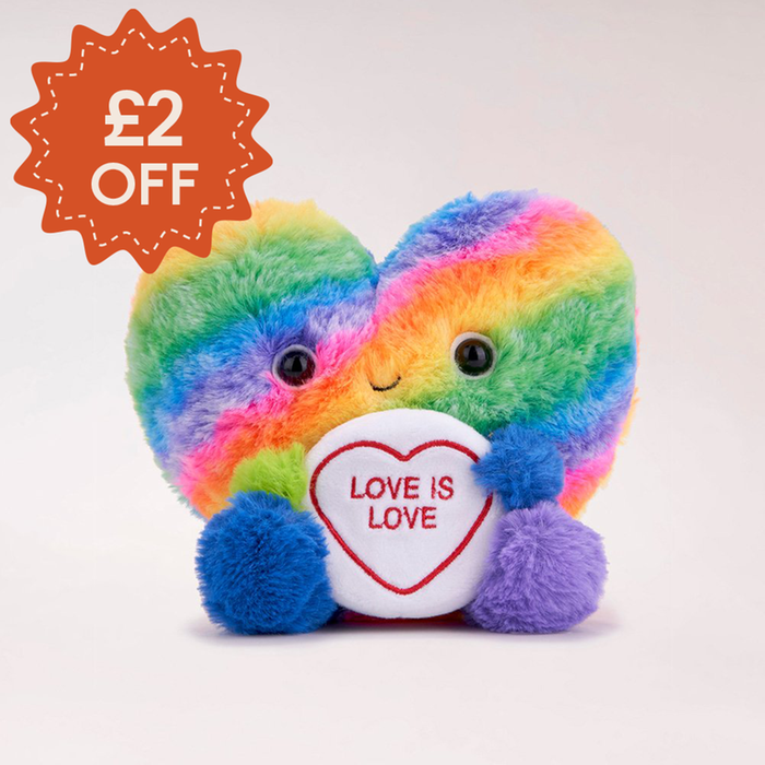 Swizzels Love Hearts Rainbow Love is Love Soft Toy