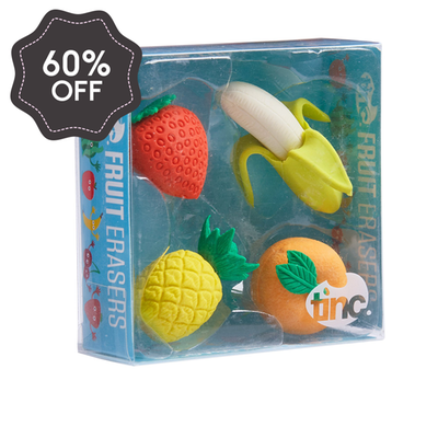 Fruit Erasers