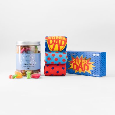 Super Dad Socks & Best Dad Sweets