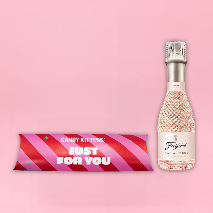 Candy Kittens Just For You Mixed Sweets & Freixenet Rose 20cl