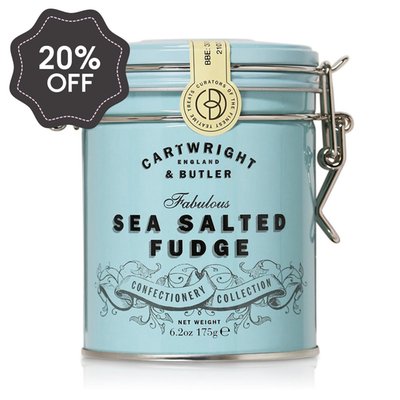 Cartwright & Butler Sea Salt Fudge Tin (175g)