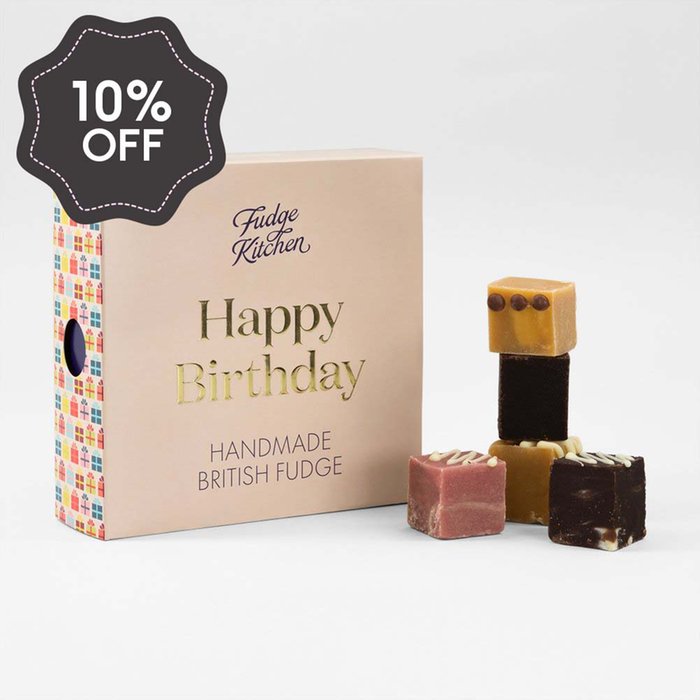 Fudge Kitchen Happy Birthday Box (195g)