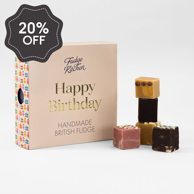 Fudge Kitchen Happy Birthday Box (195g)