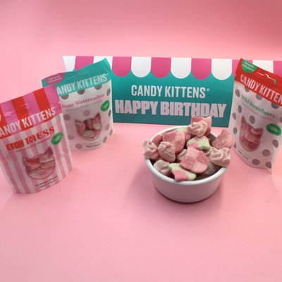 Candy Kittens Happy Birthday Mixed Sweets 