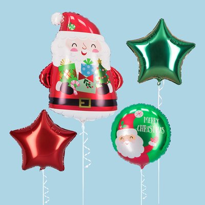 Santa Christmas Balloon Bouquet