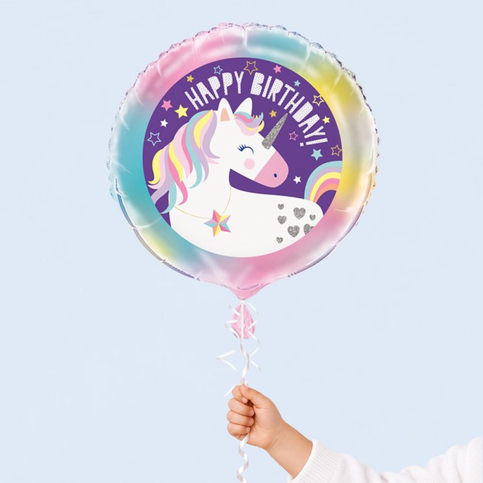 Unicorn Happy Birthday Balloon