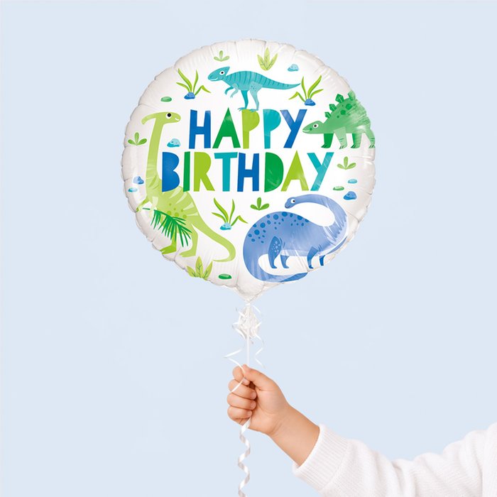 Happy Birthday Dinosaur Balloon