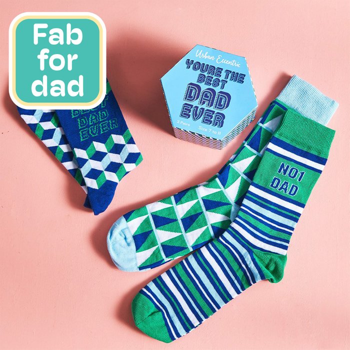 You're The Best Dad Adults 3pk Socks 