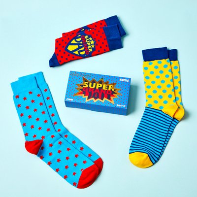 Men's Super Grandad Socks Gift Set