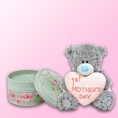 Tatty Teddy 1st Mother's Day & Mini Cath Kidston Candle Gift