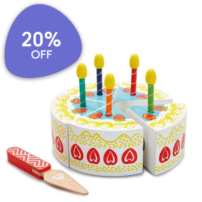 Early Learning Centre Wooden Birthday Cake