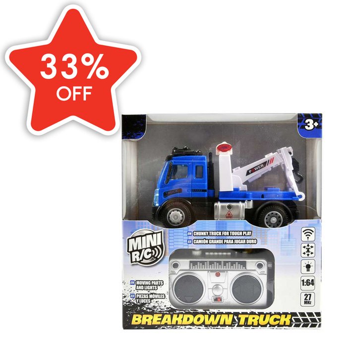 Remote Control 1:64 Breakdown Truck