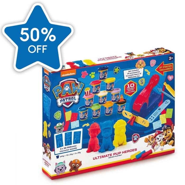 Nickelodeon Paw Patrol Ultimate Pup Heroes Dough Craft Set