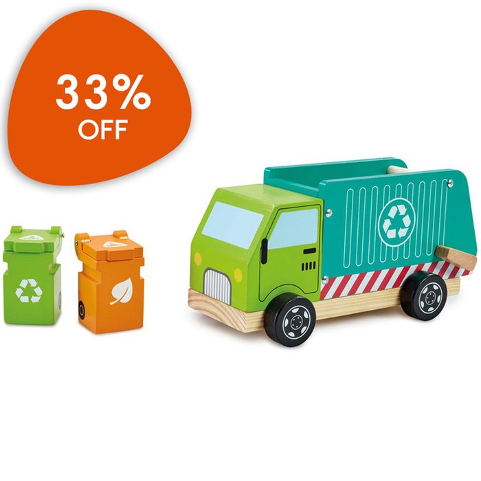 Early Learning Centre Wooden Recycling Lorry