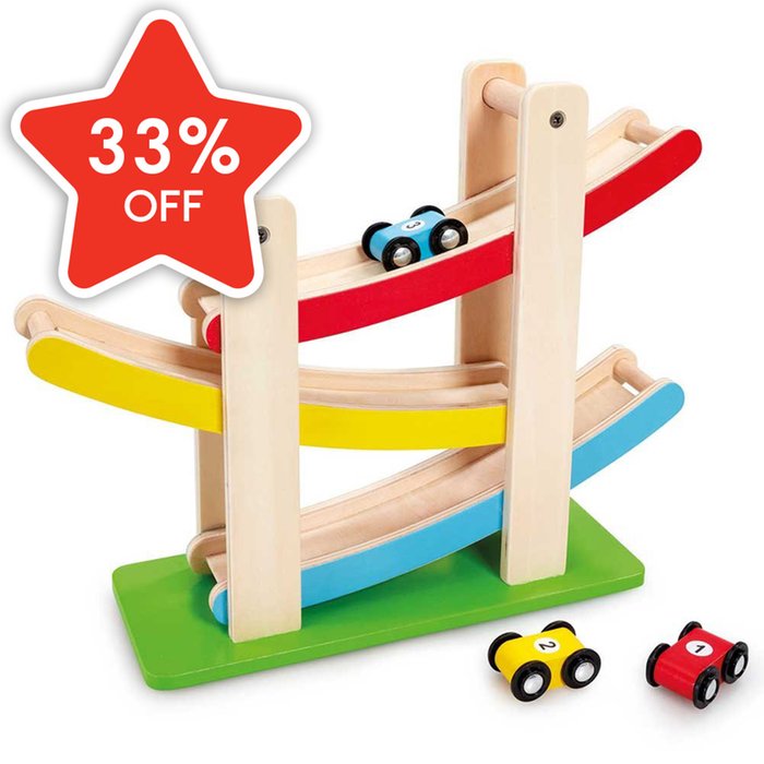 Woodlets Zig Zag Wooden Car Track